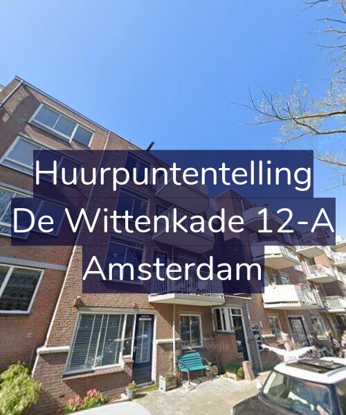 Foto gevel Huurpuntentelling voor De Wittenkade 12-A, Amsterdam