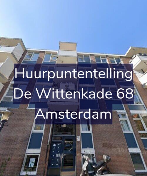 Foto gevel Huurpuntentelling voor De Wittenkade 68, Amsterdam