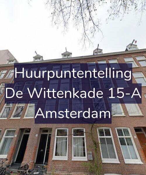 Foto gevel Huurpuntentelling voor De Wittenkade 15-A, Amsterdam