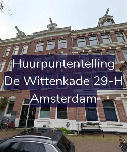 Foto gevel Huurpuntentelling voor De Wittenkade 29-H, Amsterdam