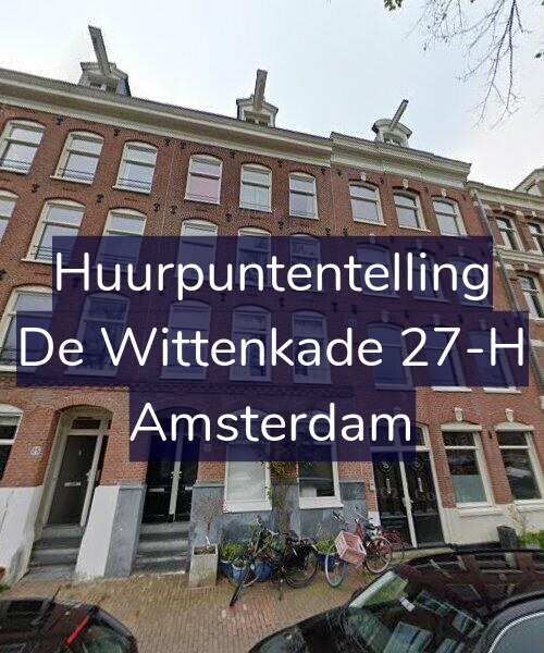 Foto gevel Huurpuntentelling voor De Wittenkade 27-H, Amsterdam
