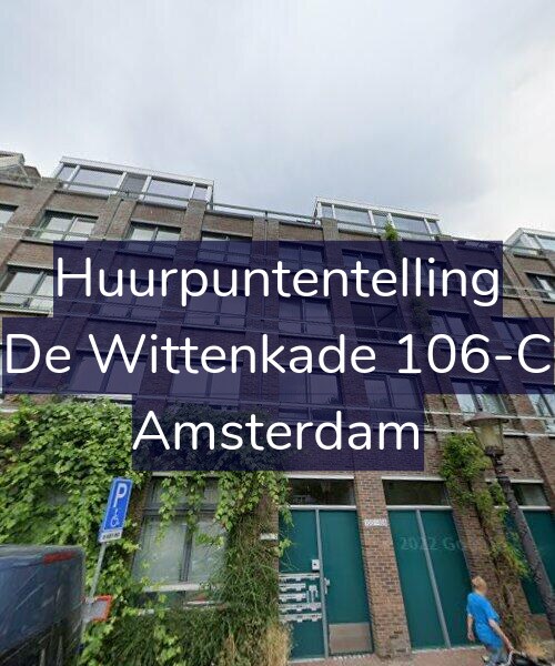 Foto gevel Huurpuntentelling voor De Wittenkade 106-C, Amsterdam