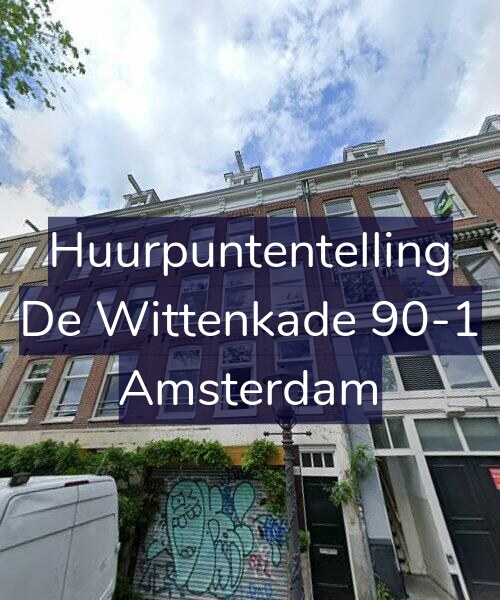 Foto gevel Huurpuntentelling voor De Wittenkade 90-1, Amsterdam