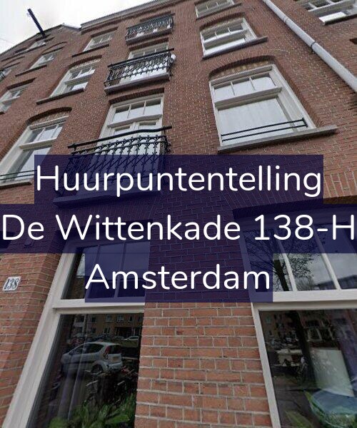 Foto gevel Huurpuntentelling voor De Wittenkade 138-H, Amsterdam
