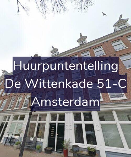 Foto gevel Huurpuntentelling voor De Wittenkade 51-C, Amsterdam