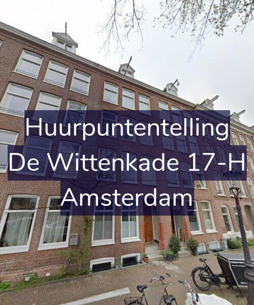 Foto gevel Huurpuntentelling voor De Wittenkade 17-H, Amsterdam
