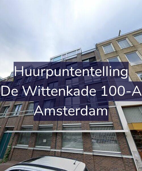 Foto gevel Huurpuntentelling voor De Wittenkade 100-A, Amsterdam