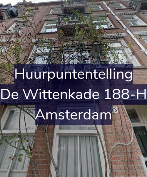 Foto gevel Huurpuntentelling voor De Wittenkade 188-H, Amsterdam