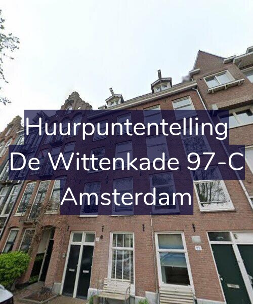 Foto gevel Huurpuntentelling voor De Wittenkade 97-C, Amsterdam