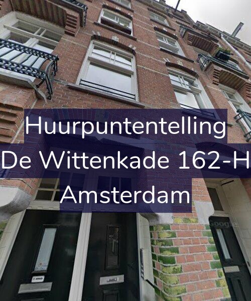 Foto gevel Huurpuntentelling voor De Wittenkade 162-H, Amsterdam