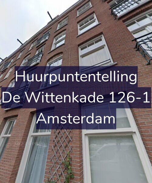 Foto gevel Huurpuntentelling voor De Wittenkade 126-1, Amsterdam