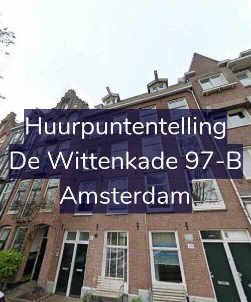 Foto gevel Huurpuntentelling voor De Wittenkade 97-B, Amsterdam