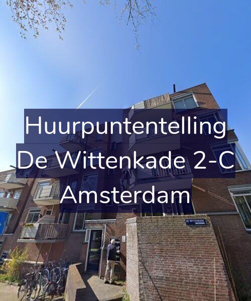 Foto gevel Huurpuntentelling voor De Wittenkade 2-C, Amsterdam