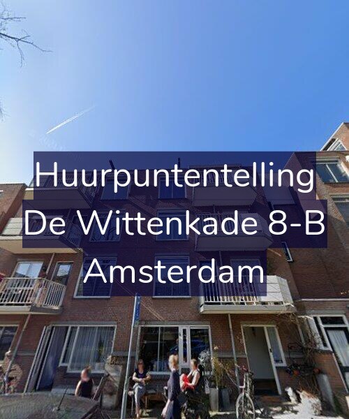 Foto gevel Huurpuntentelling voor De Wittenkade 8-B, Amsterdam