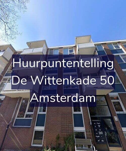 Foto gevel Huurpuntentelling voor De Wittenkade 50, Amsterdam