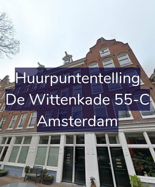 Foto gevel Huurpuntentelling voor De Wittenkade 55-C, Amsterdam