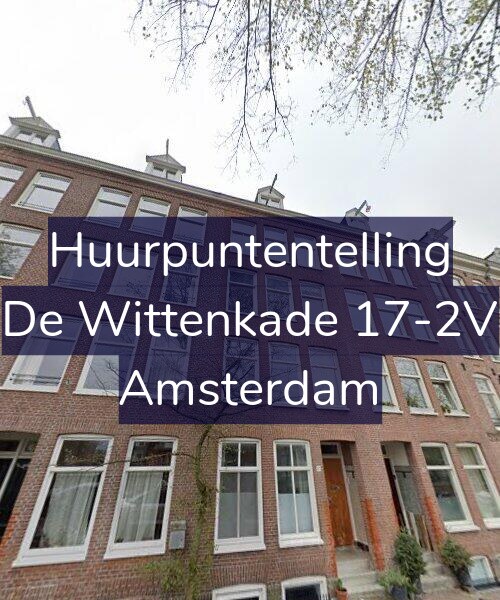 Foto gevel Huurpuntentelling voor De Wittenkade 17-2V, Amsterdam