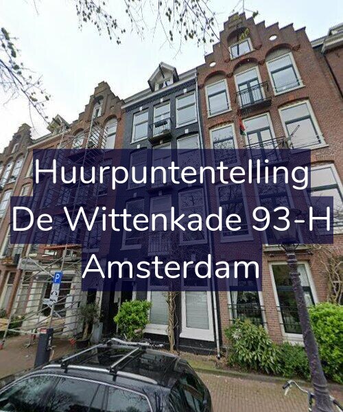 Foto gevel Huurpuntentelling voor De Wittenkade 93-H, Amsterdam