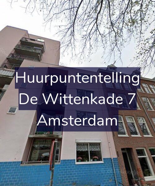 Foto gevel Huurpuntentelling voor De Wittenkade 7, Amsterdam