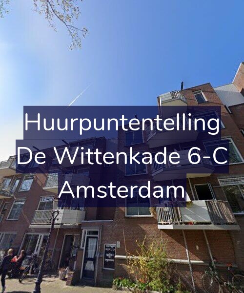 Foto gevel Huurpuntentelling voor De Wittenkade 6-C, Amsterdam