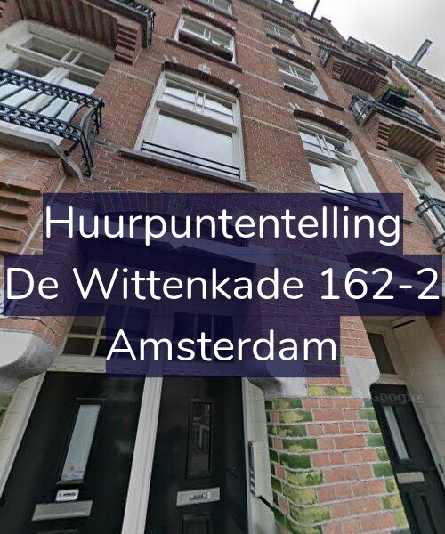 Foto gevel Huurpuntentelling voor De Wittenkade 162-2, Amsterdam