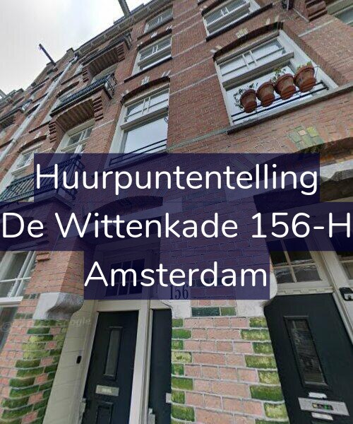 Foto gevel Huurpuntentelling voor De Wittenkade 156-H, Amsterdam