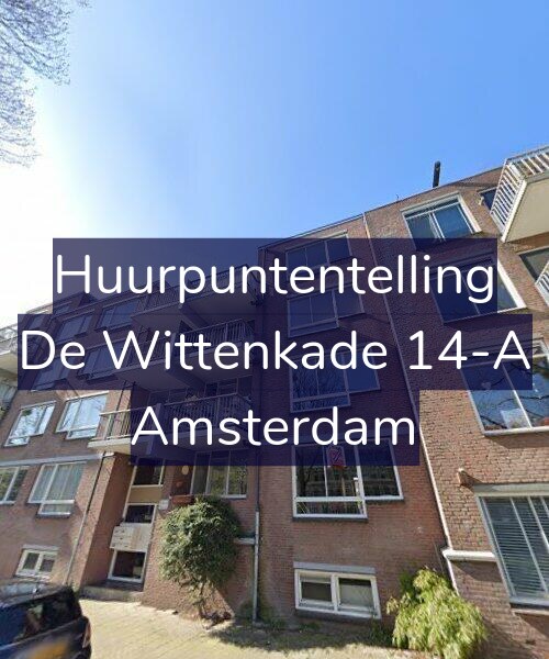 Foto gevel Huurpuntentelling voor De Wittenkade 14-A, Amsterdam