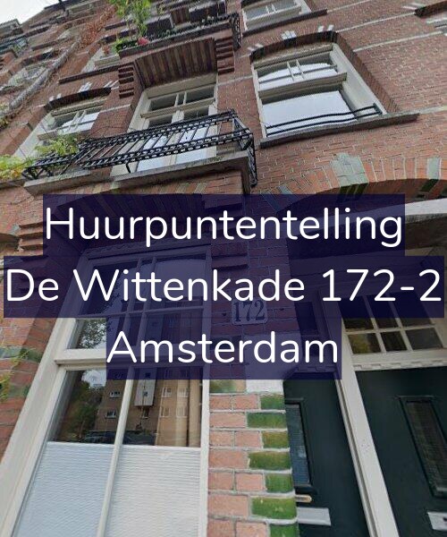 Foto gevel Huurpuntentelling voor De Wittenkade 172-2, Amsterdam