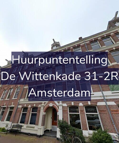 Foto gevel Huurpuntentelling voor De Wittenkade 31-2R, Amsterdam