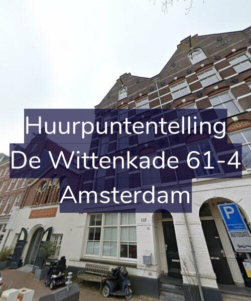 Foto gevel Huurpuntentelling voor De Wittenkade 61-4, Amsterdam