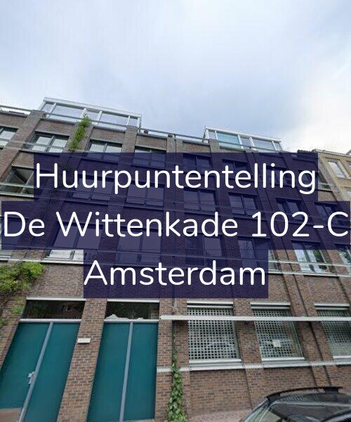 Foto gevel Huurpuntentelling voor De Wittenkade 102-C, Amsterdam