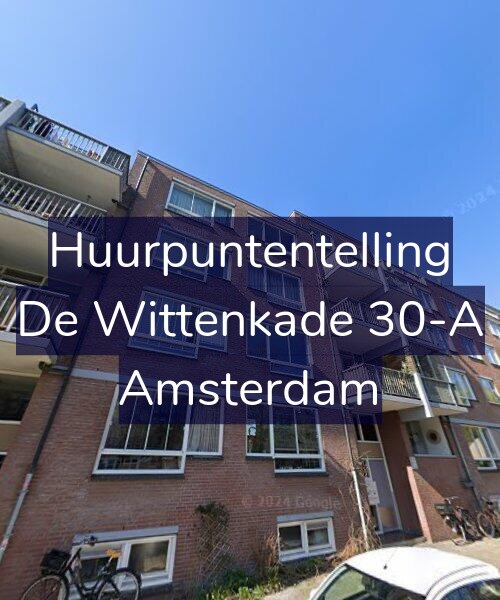 Foto gevel Huurpuntentelling voor De Wittenkade 30-A, Amsterdam