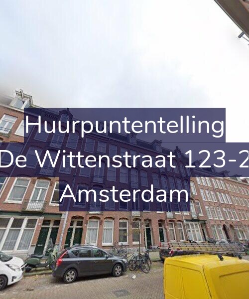 Foto gevel Huurpuntentelling voor De Wittenstraat 123-2, Amsterdam