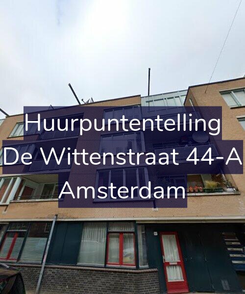 Foto gevel Huurpuntentelling voor De Wittenstraat 44-A, Amsterdam