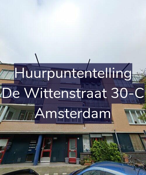 Foto gevel Huurpuntentelling voor De Wittenstraat 30-C, Amsterdam