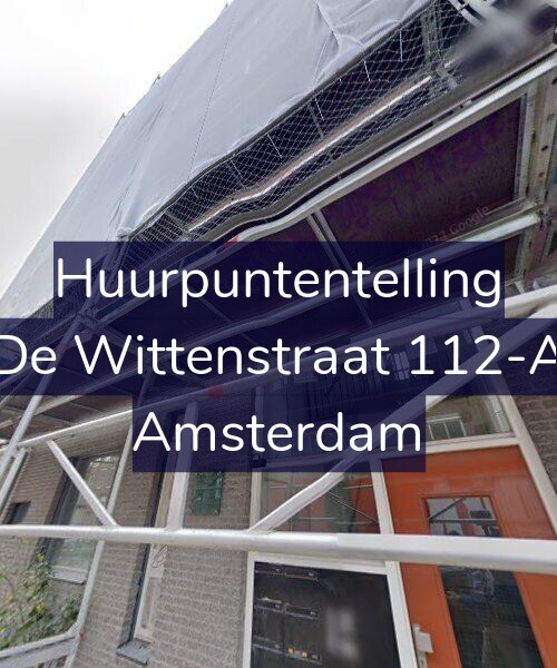 Foto gevel Huurpuntentelling voor De Wittenstraat 112-A, Amsterdam