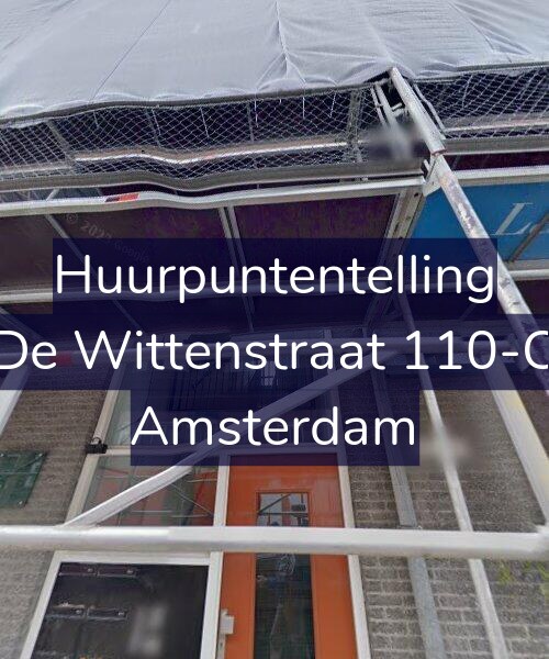 Foto gevel Huurpuntentelling voor De Wittenstraat 110-C, Amsterdam