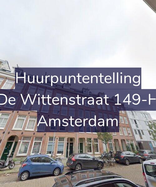 Foto gevel Huurpuntentelling voor De Wittenstraat 149-H, Amsterdam