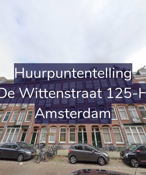 Foto gevel Huurpuntentelling voor De Wittenstraat 125-H, Amsterdam