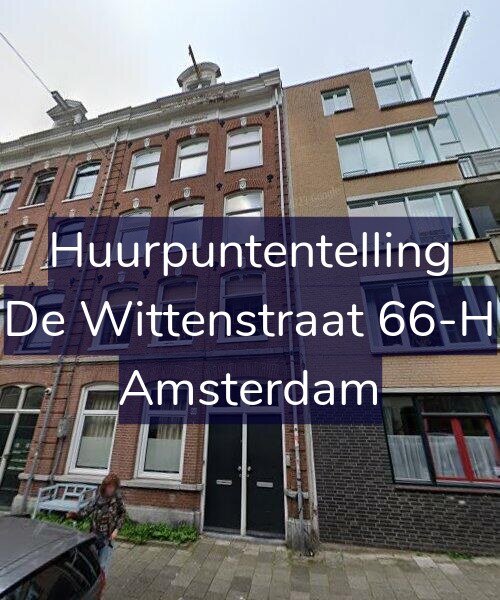 Foto gevel Huurpuntentelling voor De Wittenstraat 66-H, Amsterdam