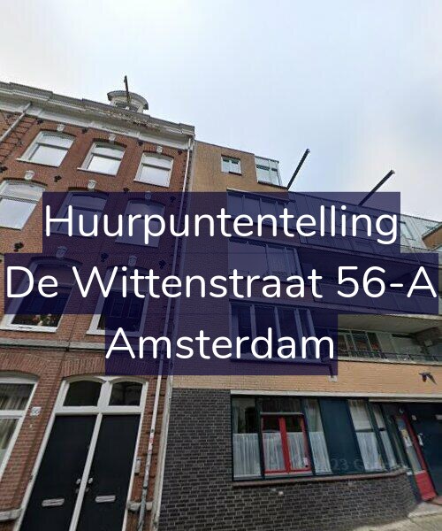 Foto gevel Huurpuntentelling voor De Wittenstraat 56-A, Amsterdam
