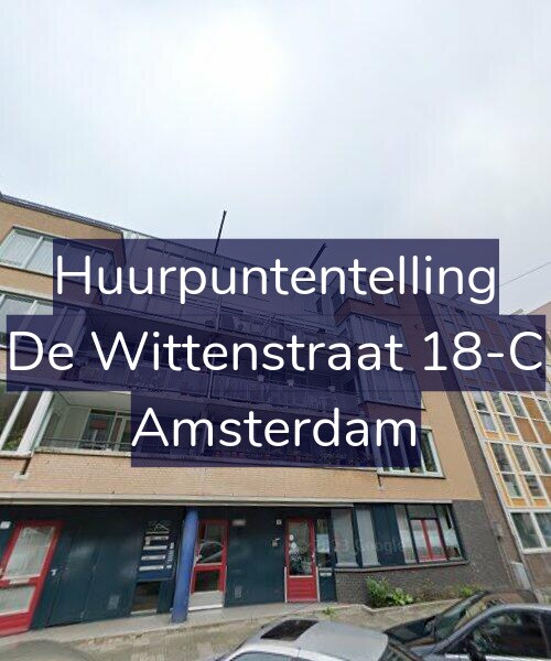 Foto gevel Huurpuntentelling voor De Wittenstraat 18-C, Amsterdam