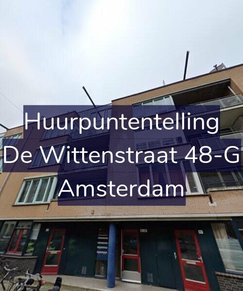 Foto gevel Huurpuntentelling voor De Wittenstraat 48-G, Amsterdam