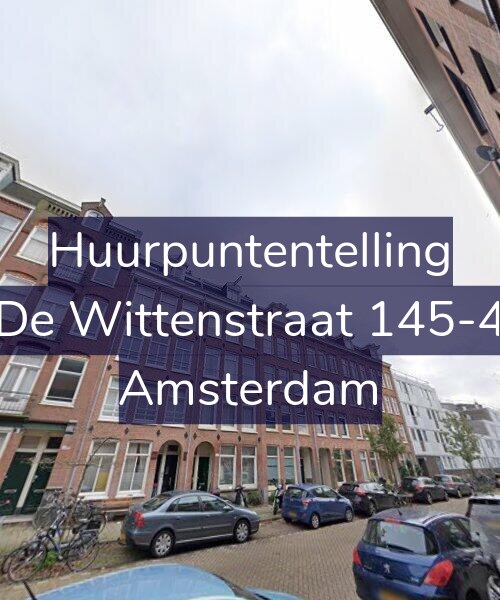 Foto gevel Huurpuntentelling voor De Wittenstraat 145-4, Amsterdam