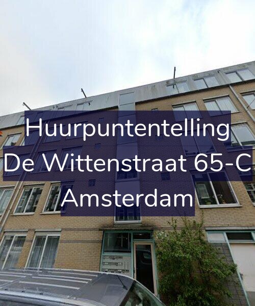 Foto gevel Huurpuntentelling voor De Wittenstraat 65-C, Amsterdam