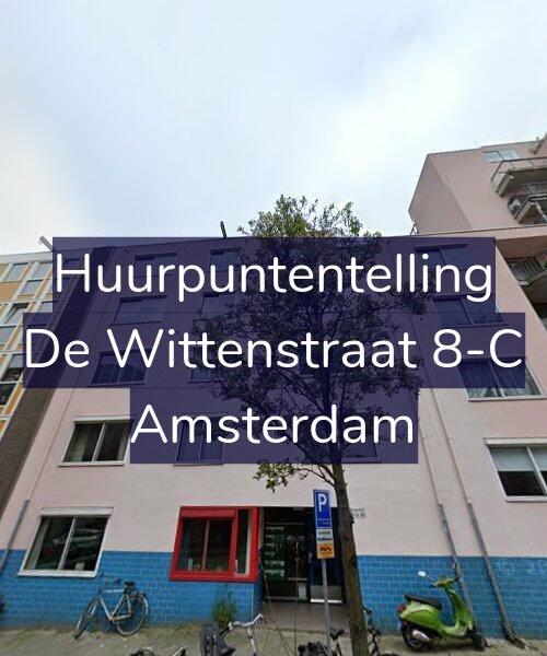 Foto gevel Huurpuntentelling voor De Wittenstraat 8-C, Amsterdam