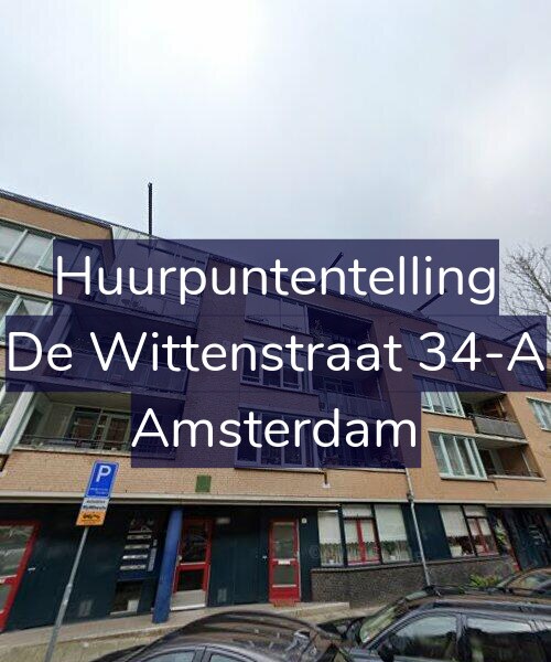 Foto gevel Huurpuntentelling voor De Wittenstraat 34-A, Amsterdam