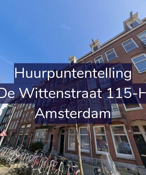 Foto gevel Huurpuntentelling voor De Wittenstraat 115-H, Amsterdam