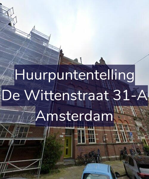 Foto gevel Huurpuntentelling voor De Wittenstraat 31-A, Amsterdam