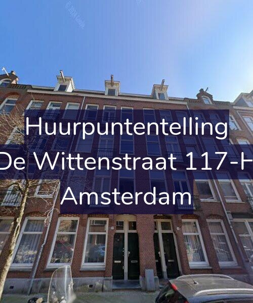 Foto gevel Huurpuntentelling voor De Wittenstraat 117-H, Amsterdam